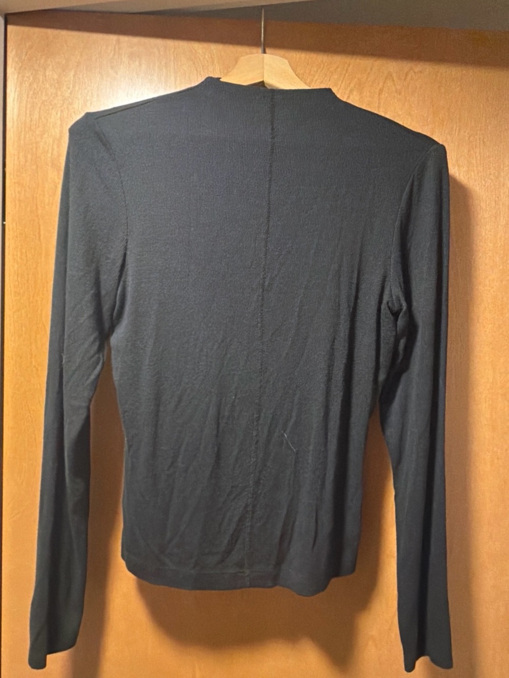 pistola Black Long Sleeve Crewneck Top